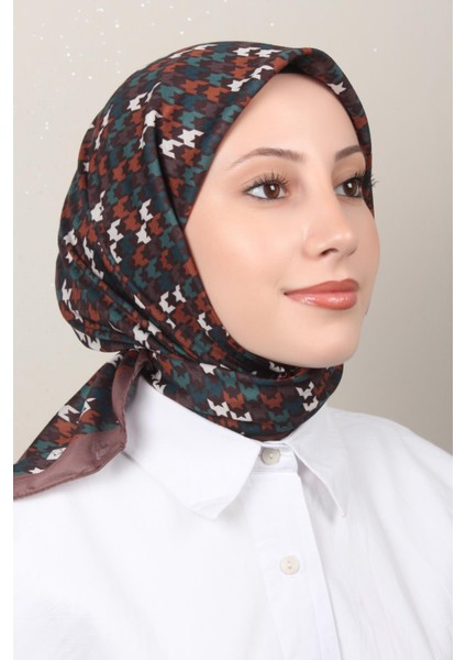 Soft Pamuk Eşarp 4140-10 Kahverengi