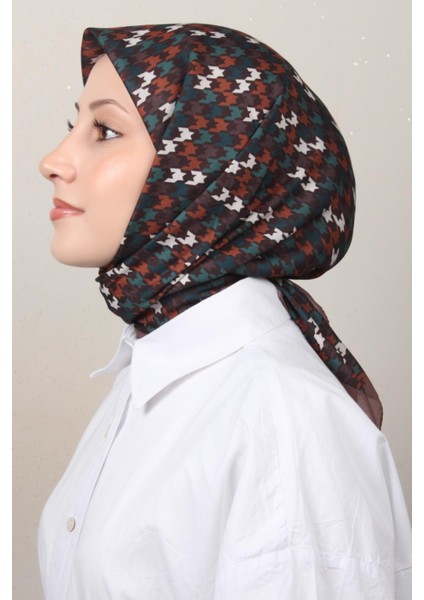 Soft Pamuk Eşarp 4140-10 Kahverengi