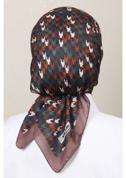 Soft Pamuk Eşarp 4140-10 Kahverengi