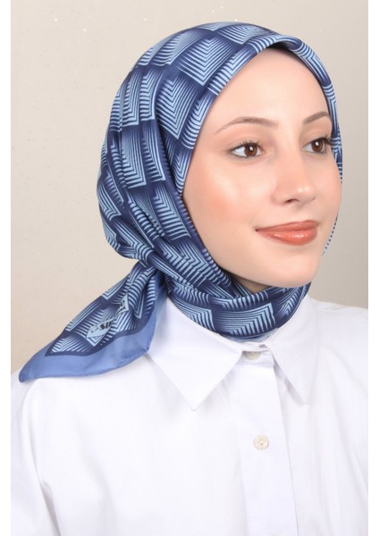 Soft Pamuk Eşarp 4129-16 Kot Mavisi