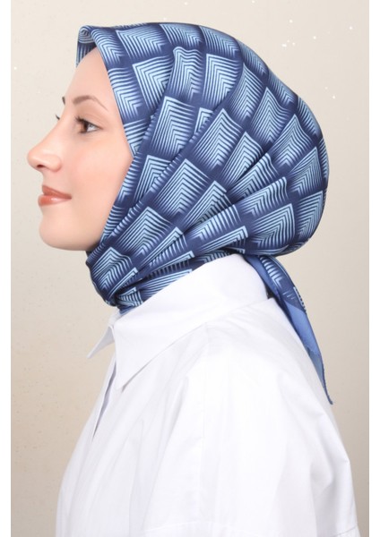 Soft Pamuk Eşarp 4129-16 Kot Mavisi