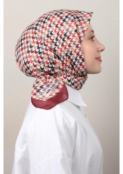 Soft Pamuk Eşarp 4140-3 Bordo