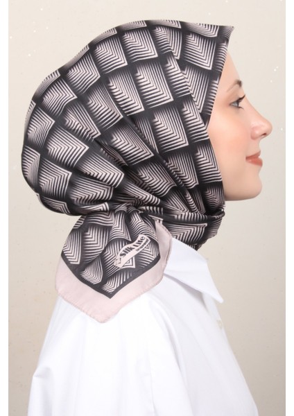 Soft Pamuk Eşarp 4129-15 Pudra