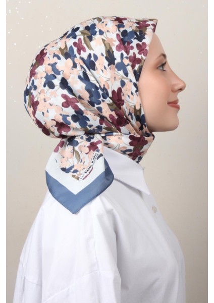 Soft Pamuk Eşarp 4131-9 Indigo