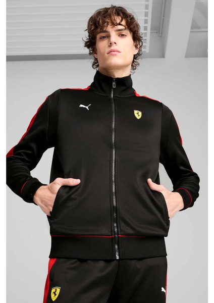 Scuderia Ferrari Race Mt7 Erkek Siyah Ceket (630194-01)