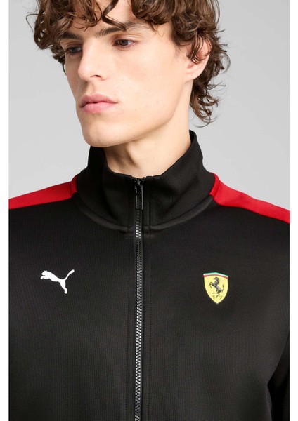 Scuderia Ferrari Race Mt7 Erkek Siyah Ceket (630194-01)