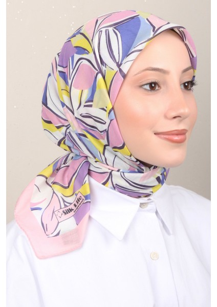 Soft Pamuk Eşarp 4128-4 Toz Pembe