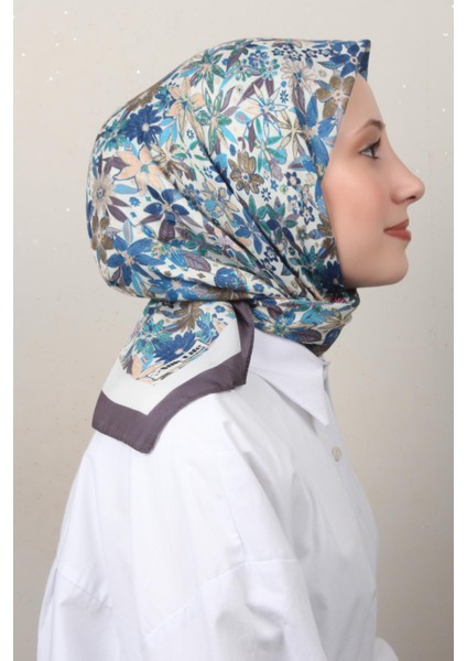 Soft Pamuk Eşarp 4133-3 Gri