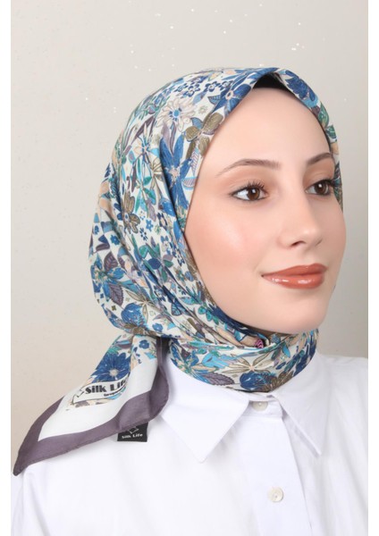 Soft Pamuk Eşarp 4133-3 Gri