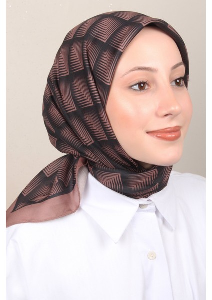 Soft Pamuk Eşarp 4129-12 Kahve