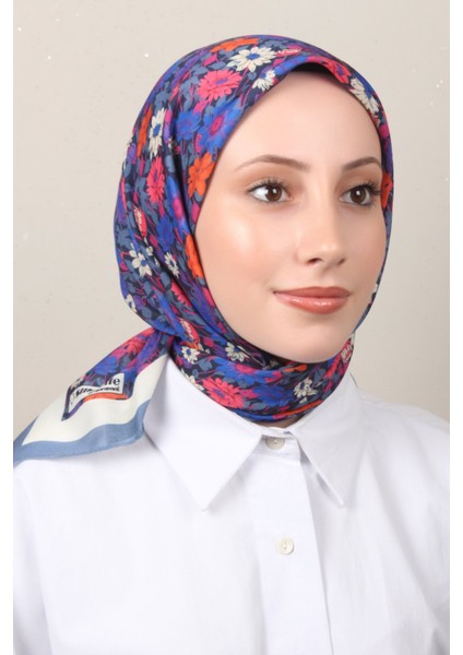 Soft Pamuk Eşarp 4132-12 Indigo