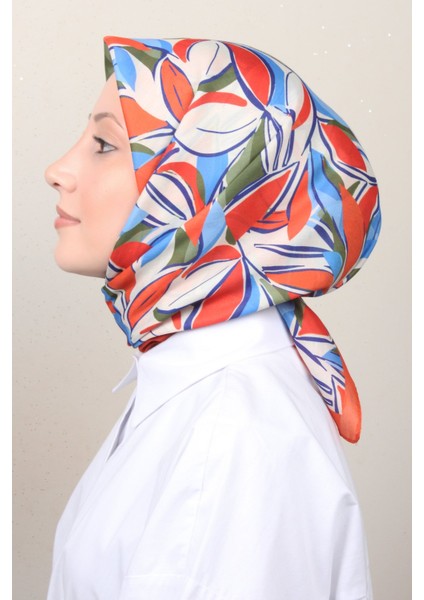 Soft Pamuk Eşarp 4128-10 Turuncu