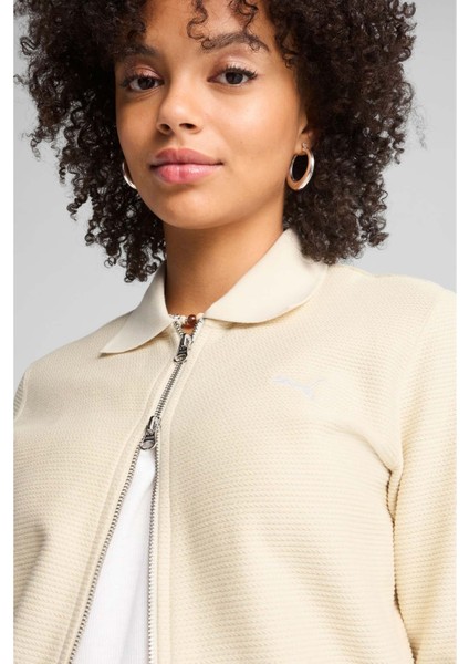 Premium Essentials Kadın Krem Ceket Modern Kesim ve Şık Tasarım ile modelleri