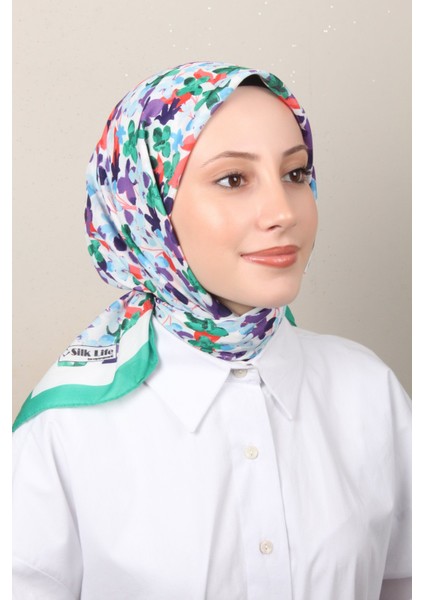 Soft Pamuk Eşarp 4131-6 Yeşil