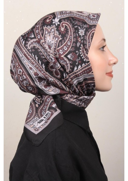 Soft Pamuk Eşarp 4130-12 Siyah