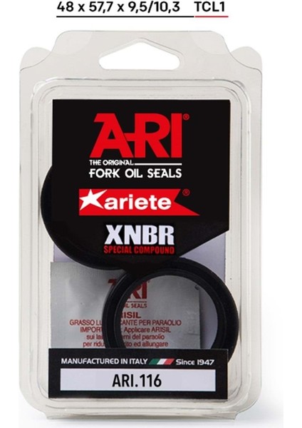 Arıete Ktm 250 Exc (2003-2020) Ön Amörtisör Yağ Keçesi 48X57,7X9,5/10,3