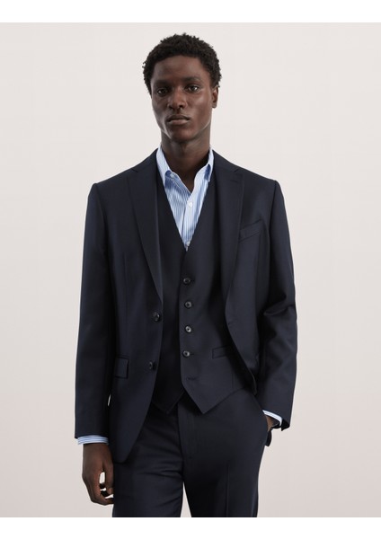 Tailored Fit Klasik Saf Yün Ceket indirimleri