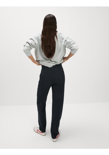 Streç Dokuma Straight Leg Pantolon fırsatları