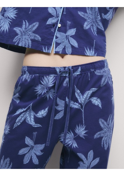 Saf Pamuklu Cool Comfort™ Desenli Pijama Takımı
