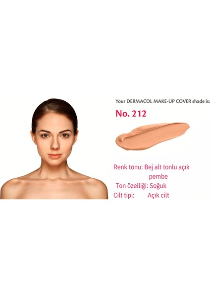 Make Up Fondöten 212 Uzun Süre Kalıcı, Tam Kapatıcı Likit Fondöten Spf 30 Dermacol fondöten, su geçirmez fondöten, yüksek kapatıcılık makyaj, uzun süre kalıcı fondöten,dövme kapatıcı fondöten fiyatları