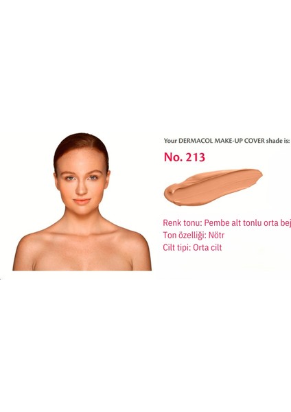 Make Up Fondöten 213 Uzun Süre Kalıcı, Tam Kapatıcı Likit Fondöten Spf 30 Dermacol fondöten, su geçirmez fondöten, yüksek kapatıcılık makyaj, uzun süre kalıcı fondöten,dövme kapatıcı fondöten fiyatları