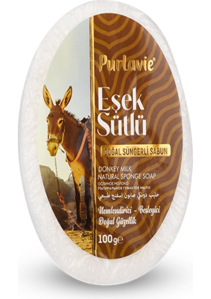 Eşek Sütlü Doğal Lifli Sabun