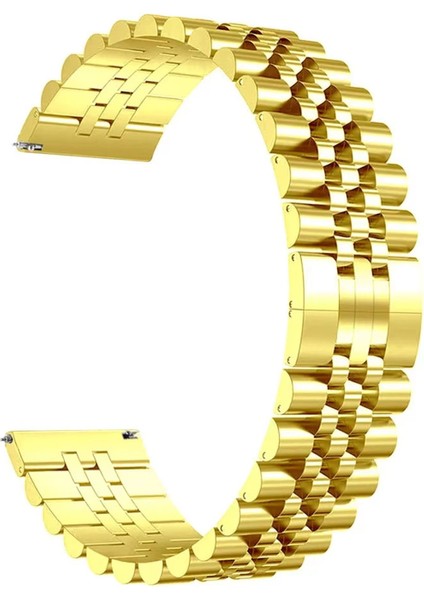 22MM Akıllı Saatler ile Uyumlu Rolex Tasarım Metal Kordon Kayış - FC925