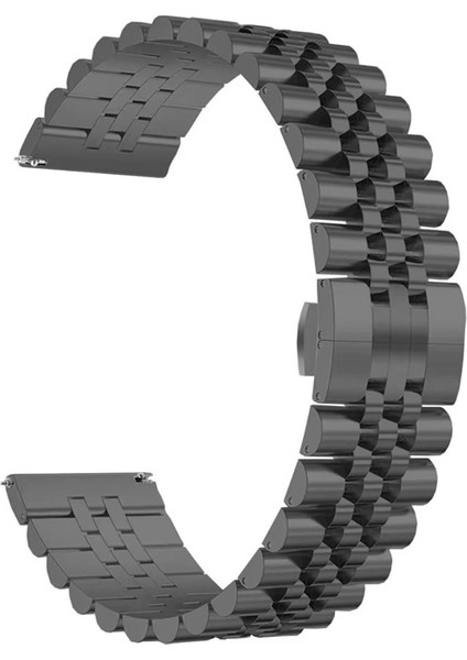 22MM Akıllı Saatler ile Uyumlu Rolex Tasarım Metal Kordon Kayış - FC925