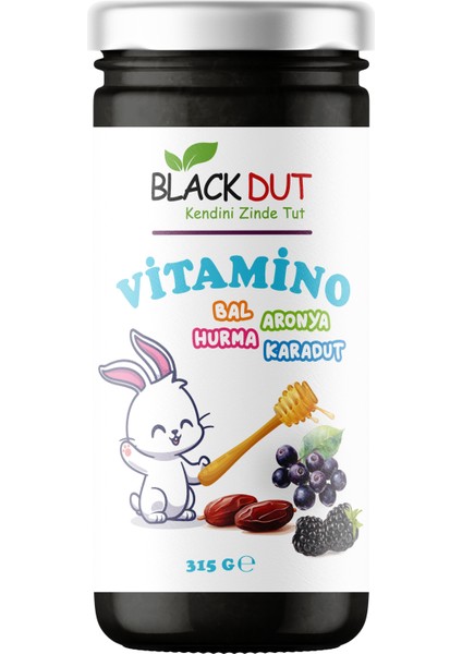 Blackdut 5'li Paket-Karadut-Yaban-Kızılcık-Kozalak Özü-Vitamino