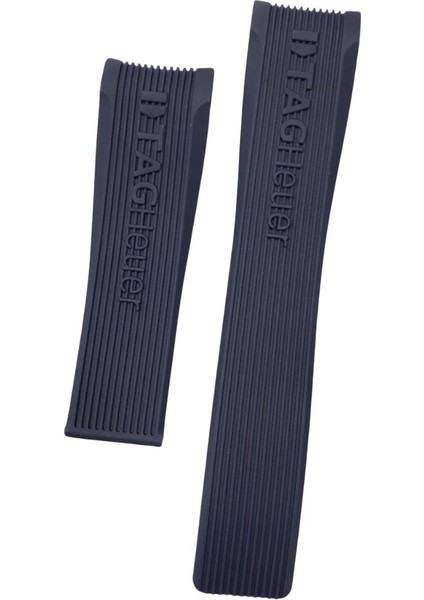 Tag Heuer Sls Mercedes Uyumlu Lacivert Silikon Saat Kordonu Kayışı 24X20MM