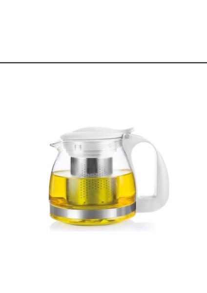 Çelık Süzgeçlı Cam Demlik 700 ml