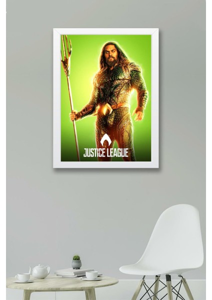 Adalet Birliği Aquaman Çerçeveli Tablo - Justice League Poster Tablo fiyatları
