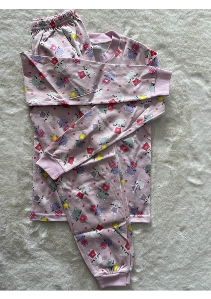 Kediler Pijama Takımı