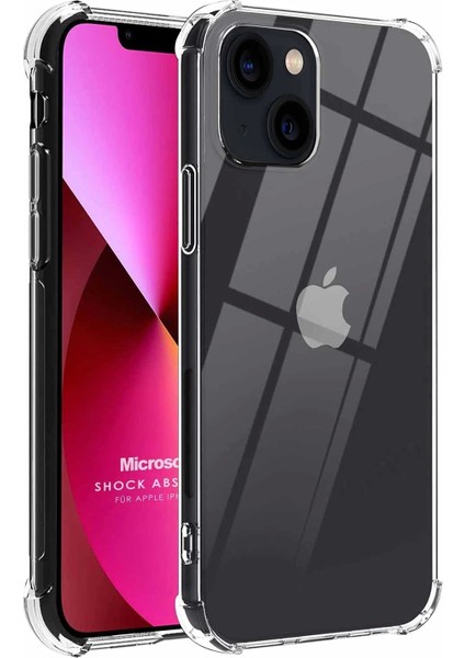 Apple iPhone 13 Için Kılıf Shock Absorbing Şeffaf [Apple iPhone 13 ile Uyumlu Kılıf - Şeffaf]