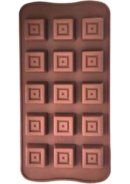 Silikon Kare Buzluk ve Çikolata Kalıbı (KRS-20)