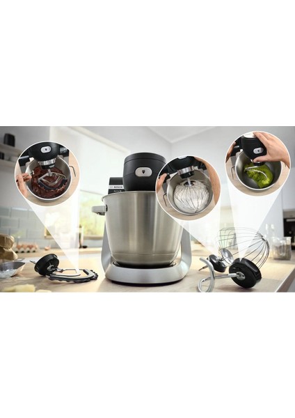1600W 5,5litre Paslanmaz Çelik Dijital Ekran Premium Serie 6 Terazili Mutfak Şefi + Hassas Mutfak Tartısı