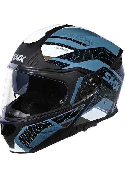 Gullwıng Navıgator Mavi Beyaz Çene Açılır Kask