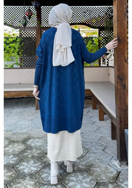 Arzu Triko Tunik Indigo