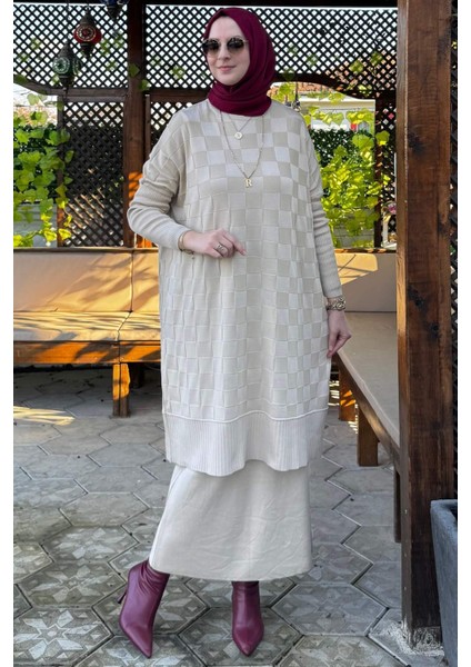 Arzu Triko Tunik Taş