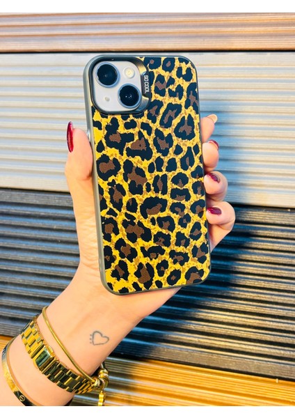 Apple iPhone 14 Uyumlu Cool Leopar Telefon Kılıfı