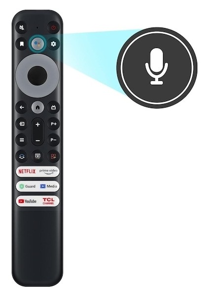 55C728MIKROFONLU Smart Tv Kumanda