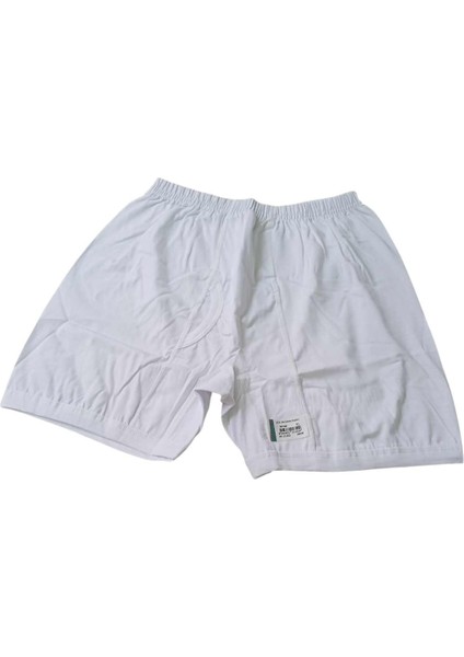 Erkek Paçalı Beyaz Külot 6'Lı Ekonomik Paket %100 Pamuklu Cotton Yumuşak Yetişkin Erkek Bkp6-1xxxl