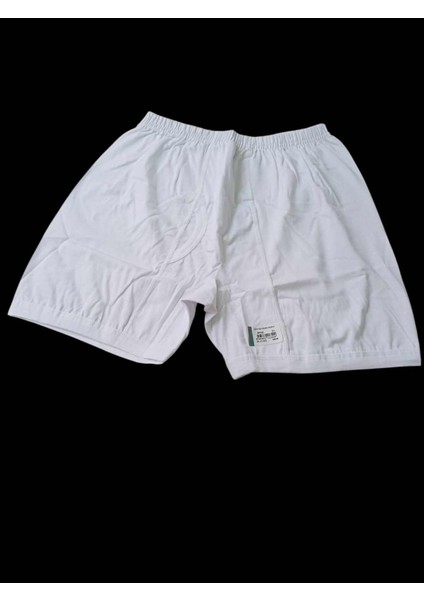 Erkek Paçalı Beyaz Külot 6'Lı Ekonomik Paket %100 Pamuklu Cotton Yumuşak Yetişkin Erkek Bkp6-1xxxl
