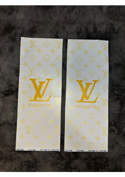 R Araç Kapı Direk Kaplama Lv Loi Vuiton Uv 54X21CM