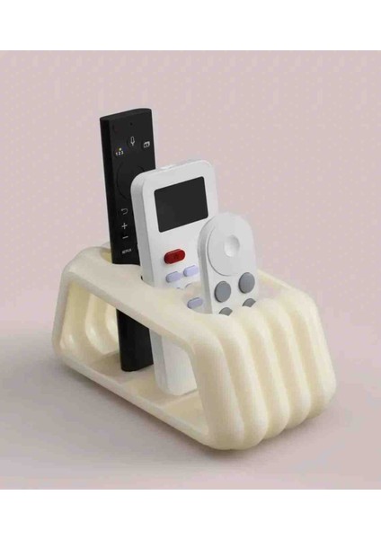 2 Gözlü Kumandalık Televizyon Uydu Alıcısı Klima Kumandası Tutucu Kumanda Düzenleyici DLC3DDESIGN