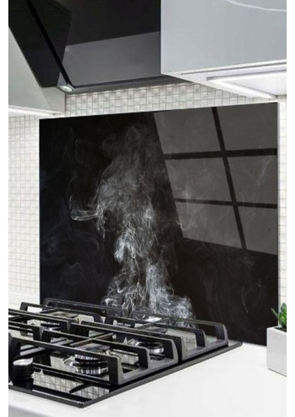 Duman Cam Ocak Arkası 60 x 90 Cm
