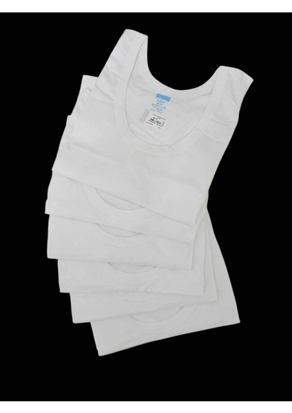 Beyaz atlet penye pamuk cotton erkek 6'lı ekonomik paket % 100 pamuk cotton BAT6-1L