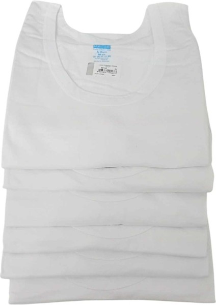 Beyaz atlet penye pamuk cotton erkek 6'lı ekonomik paket % 100 pamuk cotton BAT6-1L modelleri