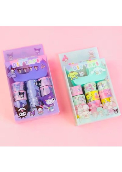 Kuromi,my Melodi,cinnamoroll Bant Seti 12 Adet Bant + Bant Makinesi