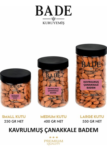Kavrulmuş Badem Çanakkale Jumbo Iri Boy 550 Gr. modelleri